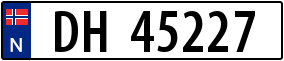 Truck License Plate